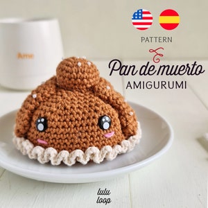 Pan de Muerto Amigurumi - Mexican Bread  by Lululoop