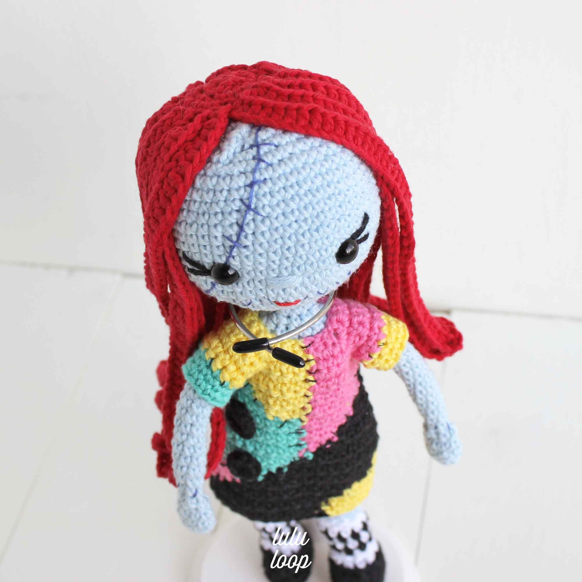 16” Sally Nightmare Before Christmas crochet Doll Amigurumi Large