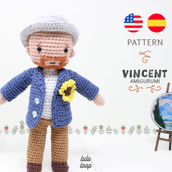 van gogh amigurumi pattern