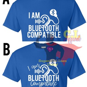 Bluetooth compatible CI shirt