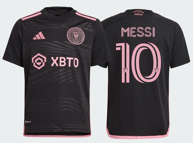 Maillot Inter Miami Leo Messi 20232024 Domicile/Extérieur Etsy France