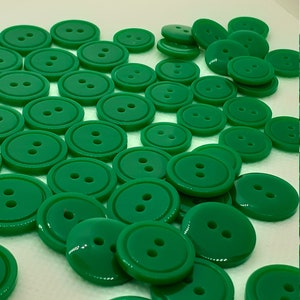 Forest green vintage buttons