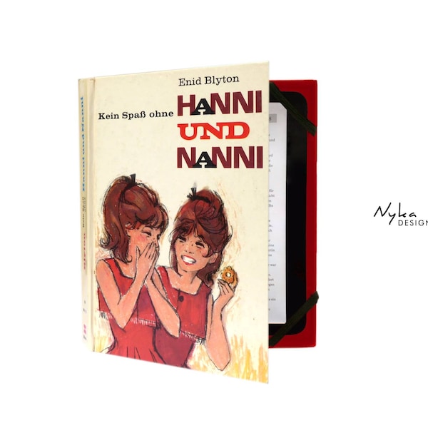aufklappbare eReader-Hülle Hanni und Nanni z.B. für Kindle tolino Pocketbook