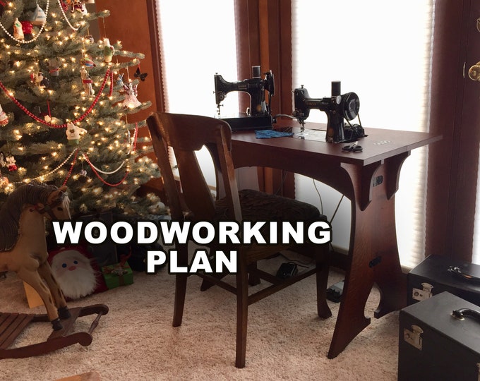 Woodworking Plans Arts & Crafts Style Knockdown Keyhole Featherweight