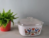 Corning ware A3b Ovenschaal, cassarole Country Festival vintage