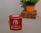 Set van 2 Vintage Sigarenblikken Willem 2, willem II