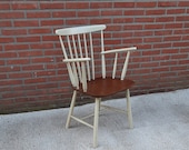Vintage Deense Farstrup “Tapiovaara stijl” armleuning stoel
