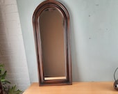 Vintage Toogspiegel Noten kleur '70