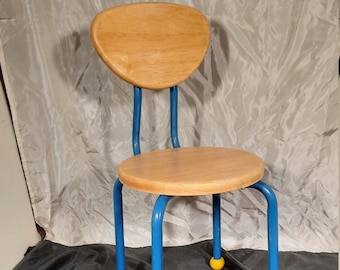 Unique Ikea High Chair, design Knut and Marrianne Hagberg with wooden Seat / Back vintage