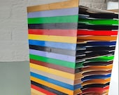 Set van 6 Vinyl Record vlakke opslag voor LP's DBGM Tico vintage multicolor