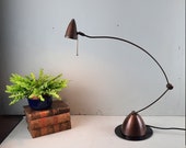 Unieke Koperen Papera Desklamp Italiaans design '90