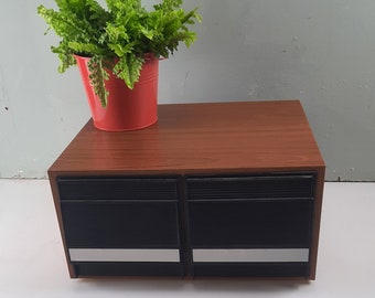 mueble para CD vintage 2 × 20 CD retro