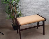 Mid-century Teak Voetenbankje Louis van Teeffelen style retro