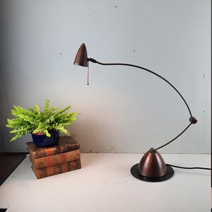 Unique Copper Papera Desk Lamp Italian design &#39;90