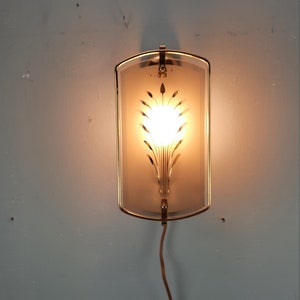 Vintage Hollywood Regency Wall Light &#39;70s
