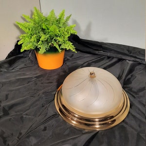 Vintage Hollywood Regency Plafonniere &#39;70s