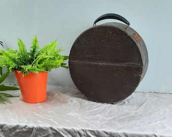 Único Winel Gramophone Record Case Record Case Antigüedades