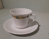 Set van 5 Mitterteich Bavaria kop en schotels porselijn vintage.