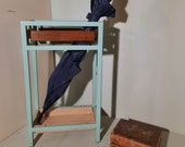 Vintage Paraplu Standaard met Teakhouten accenten '60