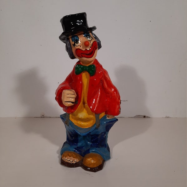 Vintage Clown Papier Mâché Mexique