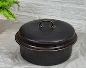 Ovenschaal met deksel Braadpan Arabia Ruska 23 cm vintage