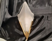 Regency brass wall light '70