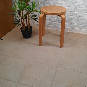 Vintage Alvar Aalto style Stool &#39;70