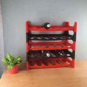 Retro Space Age Wine Rack 30 bottles
