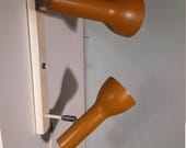 Lad-team design Okergele Vintage Spotjesbalk Wandlamp '70