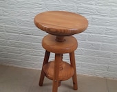 Vintage Atelierkruk, Tekenkruk, Pianokruk '80