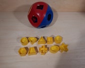 Vintage Tupperware bal puzzelbal.vormenbal compleet