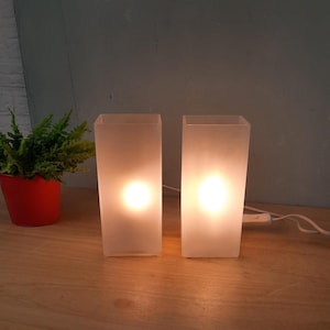 Set di 2 lampade da tavolo Ikea Grönö Ice Cubic