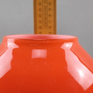 Very rare Orange Fungo Lamp by Massimo Vignelli for Venini Murano, 1956 image 8