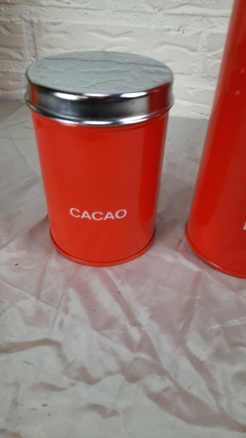 Juego de Cocina Retro Brabantia Café Té Cacao vintage imagen 4