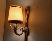 Regency Messing wandlamp met kapje '80