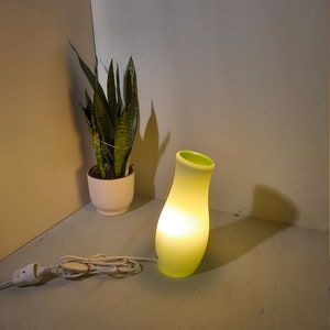 Vintage Lime Ikea Mylonit Lamp &#39;80