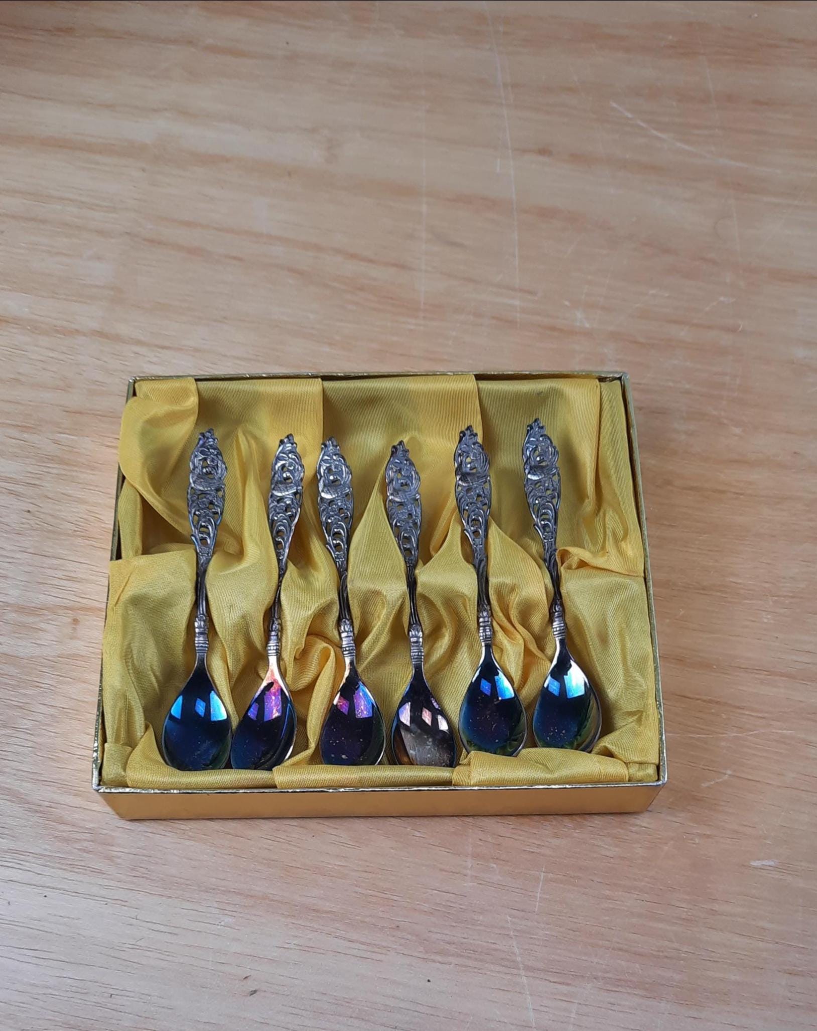 Heavy Silver Plated Teaspoons, Gero Zilvium Vintage in Box - Etsy