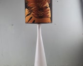 Vintage Murano Vaaslamp met nieuwe retro kap.