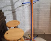 Vintage Ikea Kapstok Plagg  primaire kleuren, Memphis style ' 80