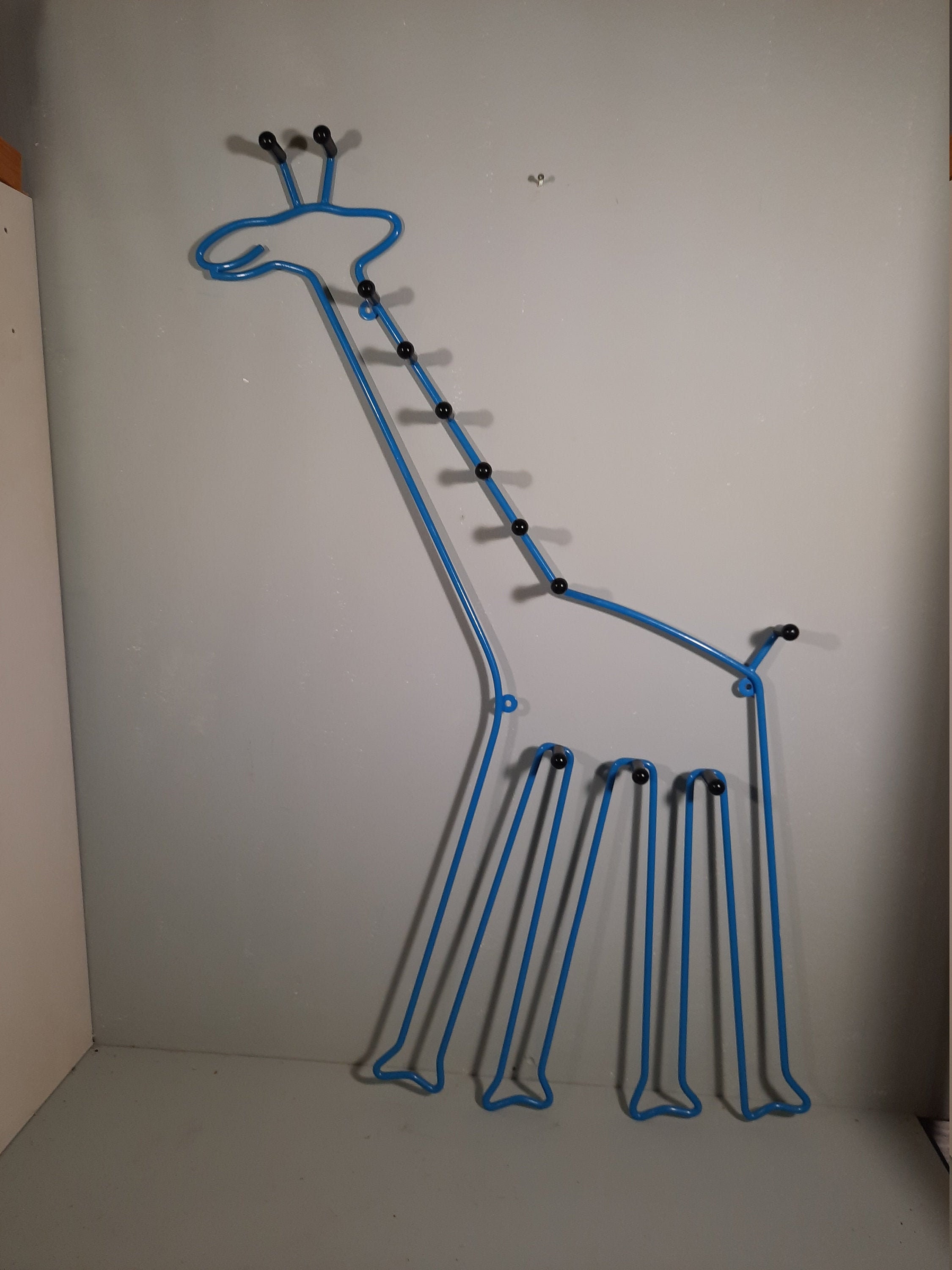Ikea Giraffe Kapstok blauw kinder - Etsy Nederland