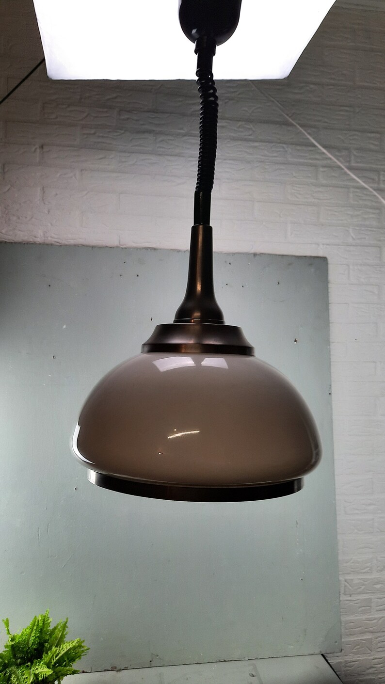 Unique Vintage Pendant Lamp Rio Tin Tiel mushroom image 2