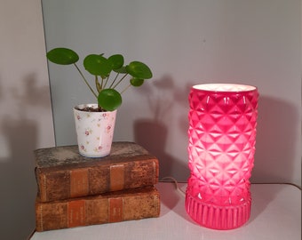 Vintage Ikea Table Lamp Vanadin Pink
