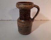 Vintage Jasba vaas berkenbast