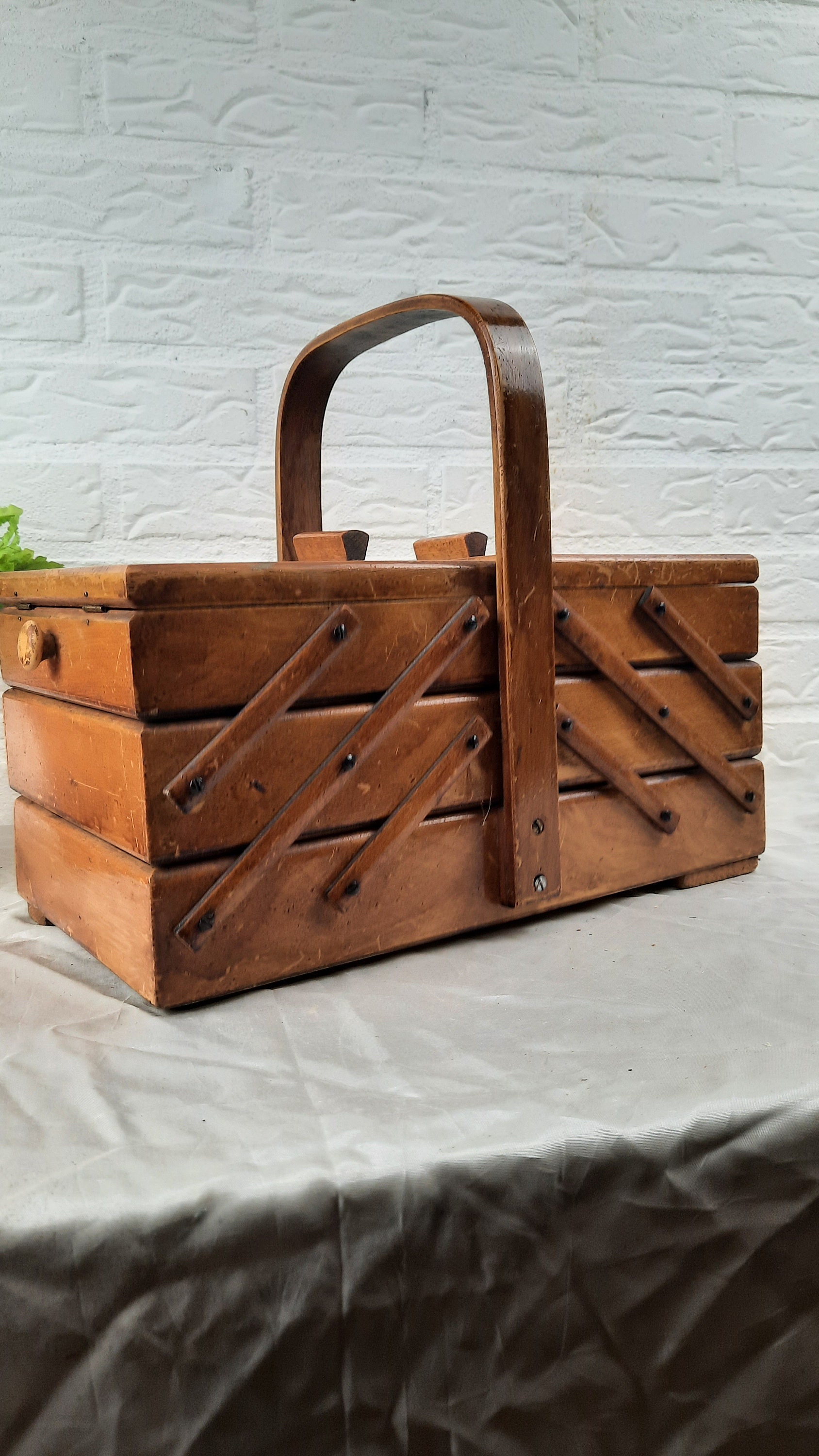 Vintage Sewing Box From the 1950s - Etsy