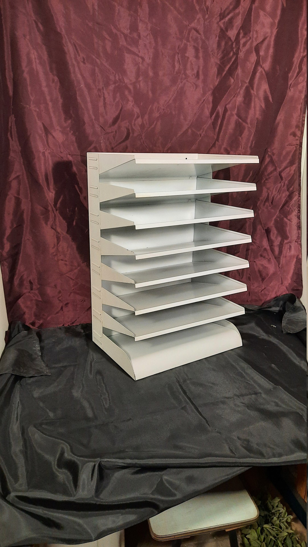 Vintage Letter Holder '70 Large Vintage Magazine Retro LP Rack Dutch ...