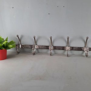 French coat rack 5 hooks 80 cm vintage