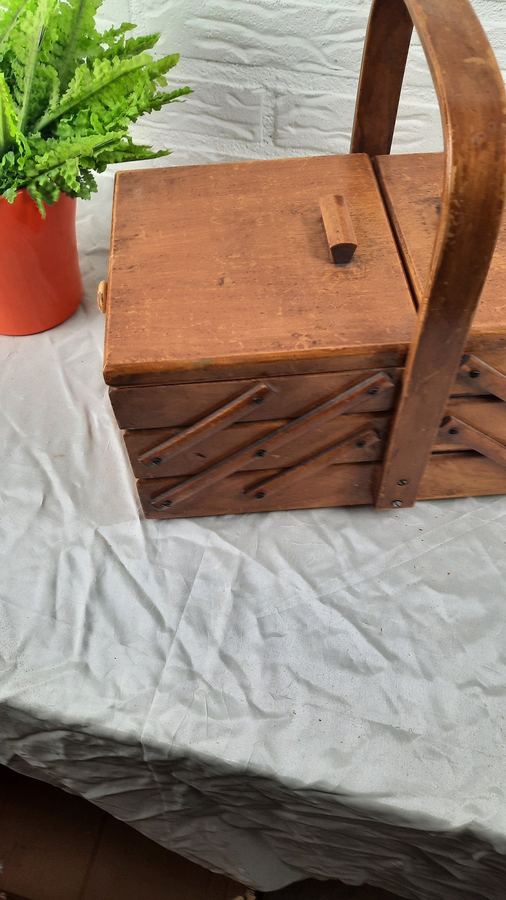 Vintage Sewing Box From the 1950s - Etsy
