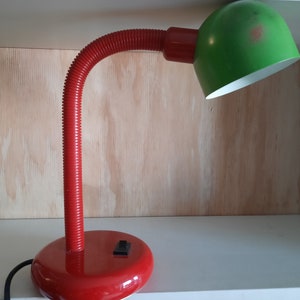 Vintage memphis style desk lamp. image 7