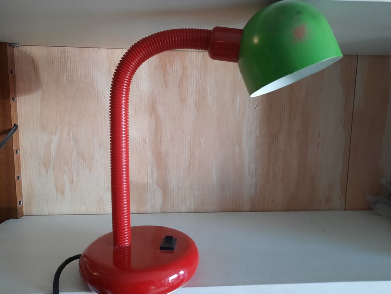 Vintage memphis style desk lamp. image 7