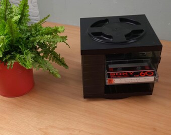 ヴィンテージ CD ラック、CD 70 枚を収納できるキャビネット